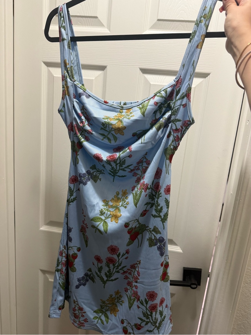 Cider Light Blue Floral Slip Dress - Women's Summer Dress